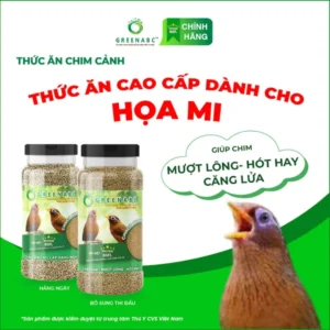 Cám Chim Họa Mi GREENABC Hộp 280g